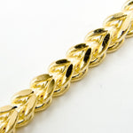 Load image into Gallery viewer, 100HVI2004000. 14K Solid Yellow Gold Franco Hollow Chain Necklace