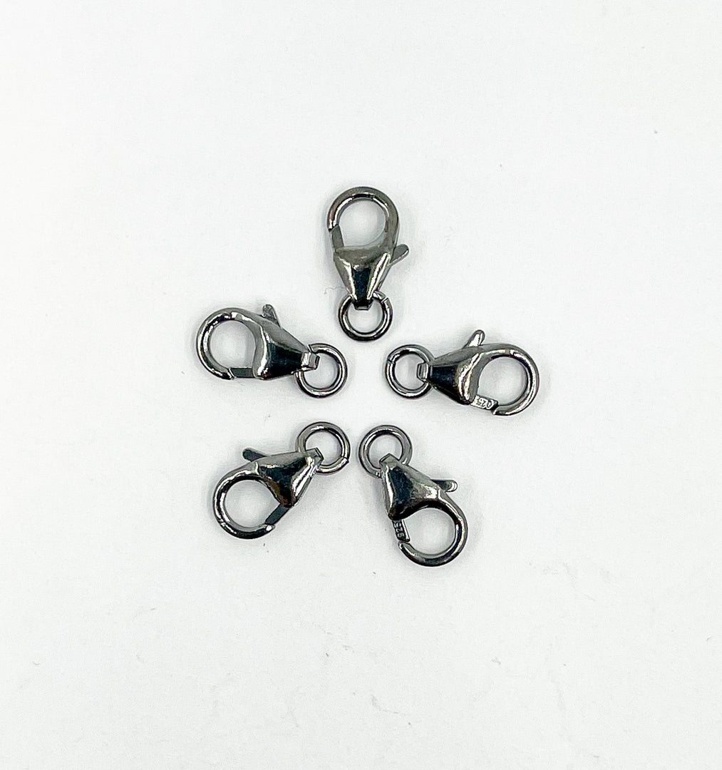 0925NTC1WRBR. 8mm Black Rhodium Trigger Claps