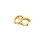 Load image into Gallery viewer, EHE56968Y. 14k Solid Gold Diamond Hoops
