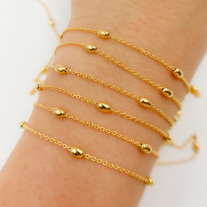 14k Gold Satellite Chain