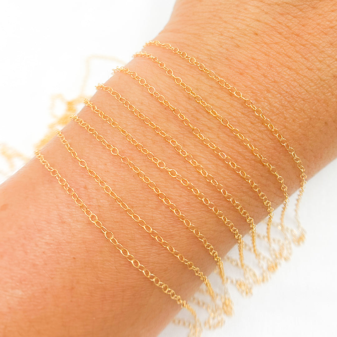 1020GF. 14K Gold Filled Cable Chain