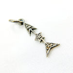 Load image into Gallery viewer, DC200. Diamond Sterling Silver Arrow Charm
