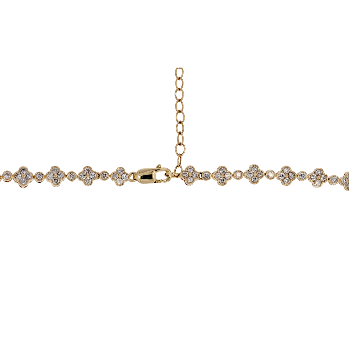NFR72693. 14K Solid Gold Diamond Necklace
