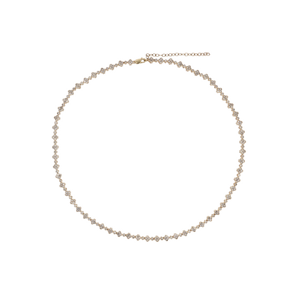 NFR72693. 14K Solid Gold Diamond Necklace