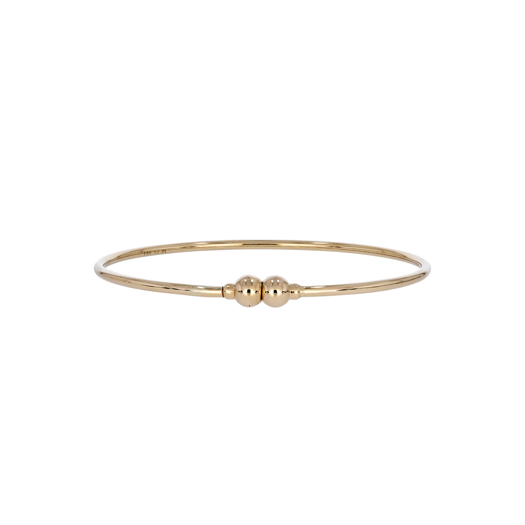 BNZ68617. 14K Solid Gold Bangle
