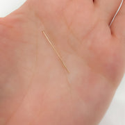 Gauge Gold-filled Flat 1 Inch Headpin