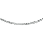 Load image into Gallery viewer, 14K Solid White Gold Diamond Tennis Necklace. NFR71713
