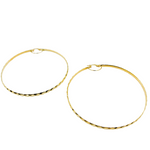 Load image into Gallery viewer, GER103. 14K Solid Gold Twisted Hoop Earrings
