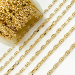 Load image into Gallery viewer, Gold Plated 925 Sterling Silver Diamond Cut Marina Chain. Y10GP
