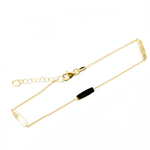 Load image into Gallery viewer, BR4900. 14k Solid Yellow Gold Bars Link Bracelet