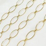 Load image into Gallery viewer, Gold Plated 925 Sterling Silver Oval Link Chain