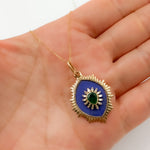Load image into Gallery viewer, KG52. 14K Gold Oval Pendant
