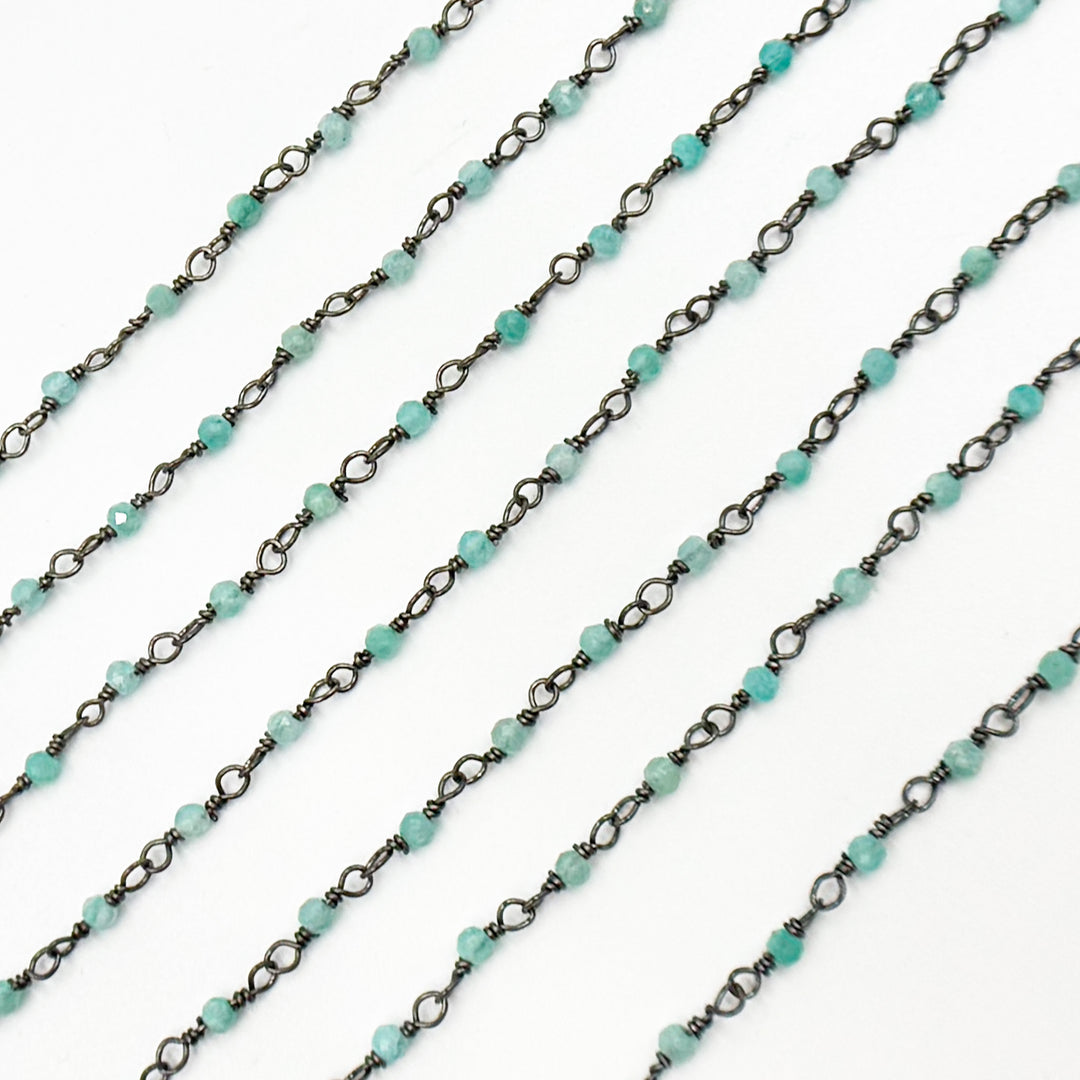 Shop Amazonite Gemstone Round Shape Wire Wrapped
