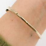 Load image into Gallery viewer, BNH68596. 14K Solid Gold Diamond Fancy Bangle
