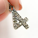 Load image into Gallery viewer, DC189. Diamond Sterling Silver Number &quot;4&quot; Charm
