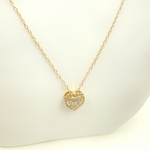 Load image into Gallery viewer, 14k Solid Yellow Gold Cable Link Marquise Necklace with Diamonds. PHE38701
