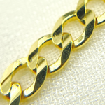 Load image into Gallery viewer, 100R13FG1T2A9L001byFt. 14K Solid Yellow Gold Flat Curb Chain by Foot
