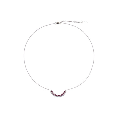 NFD72909. 14K Solid Gold Diamond and Gemstone Necklace