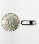 Load image into Gallery viewer, Black Rhodium Shiny 925 Sterling Silver Clasp. 1355BRS
