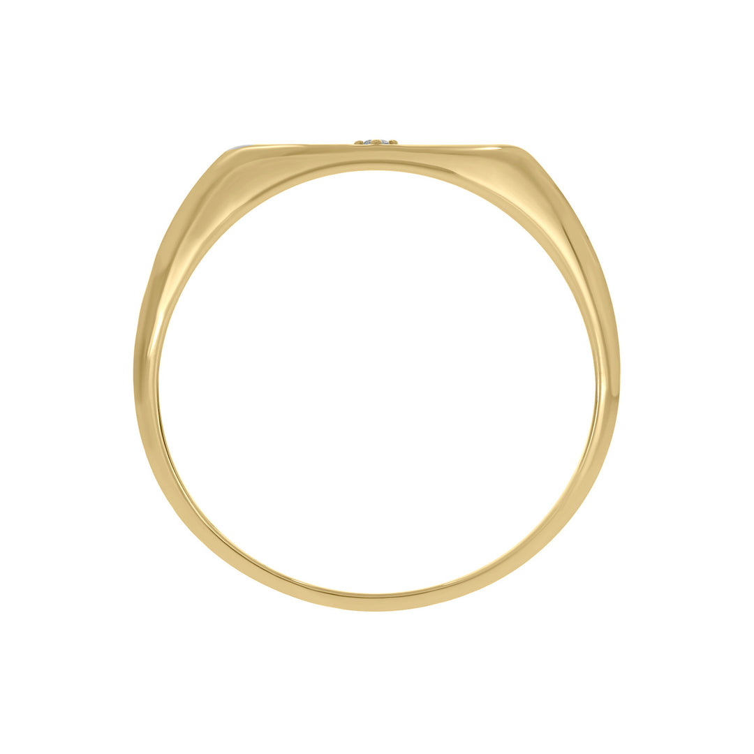 ZGG702. 14K Solid Gold Diamond Ring
