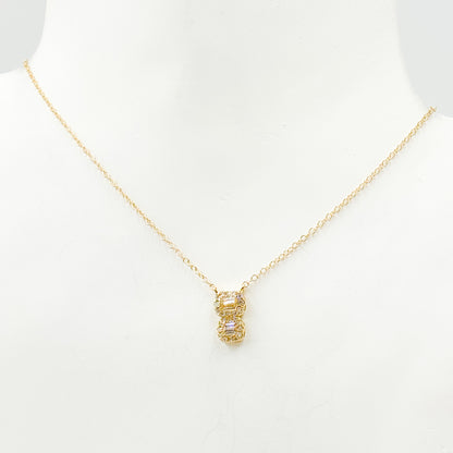 NFD70903. 14K Solid Gold Diamond Necklace