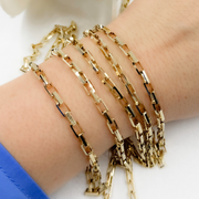 Y46GP. Gold Plated Sterling Silver Box Chain