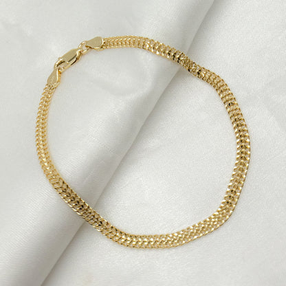 050HARWA1L136Bracelet. 14K Solid Gold Bismark Bracelet