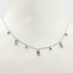 Load image into Gallery viewer, 14K Solid Gold Diamond Dangle Necklace. NT401847
