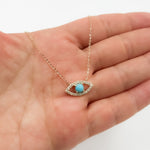 Load image into Gallery viewer, NFD72558. 14K Solid Gold Diamond and Gemstone Necklace