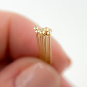 Gauge Gold-filled Flat 1 Inch Headpin