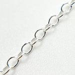 Load image into Gallery viewer, V104SS. Sterling Silver Smooth Cable Chain
