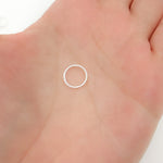 Load image into Gallery viewer, 5004490CT. 10MM 20.5 Gauge White Twisted Close Jump Ring
