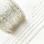 Load image into Gallery viewer, Z92SS. Sterling Silver Diamond Cut Marina &amp; Smooth Oval Link Chain
