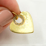 Load image into Gallery viewer, DC978. Diamond Sterling Silver Heart Pendant
