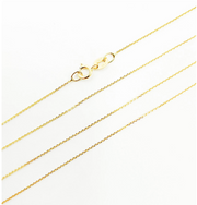 14K Solid Gold Cable Chain