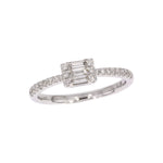 Load image into Gallery viewer, RFE17441. 14K Solid Yellow Gold Statement Diamond Ring