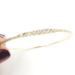 Load image into Gallery viewer, 14K Solid Gold Bangle with Diamonds. KG101
