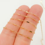 Load image into Gallery viewer, A900B/SPGF. 14K Gold-Filled Cable Tube Chain
