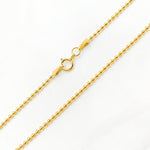 Load image into Gallery viewer, 1.5BLCNecklace. 14k Gold Filled Ball Finished Necklace
