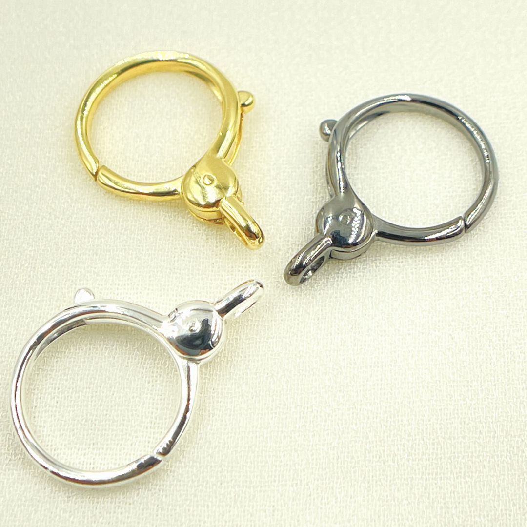 239. Sterling Silver Round Trigger Clasp