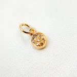 Load image into Gallery viewer, DC289. Diamond Sterling Silver Round Mini Charm
