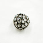 Load image into Gallery viewer, DC731. Diamond &amp; Sterling Silver Round Bead
