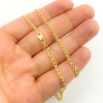 Load image into Gallery viewer, 04013879SG. 14K Solid Gold Wheat Chain
