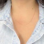 Load image into Gallery viewer, 030R04T4J051RG. 14K Solid Rose Gold Diamond Cut Cable Chain with Extender
