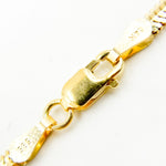 Load image into Gallery viewer, 260CCTDBRA8. 14K Solid Gold Flat Snake Necklace