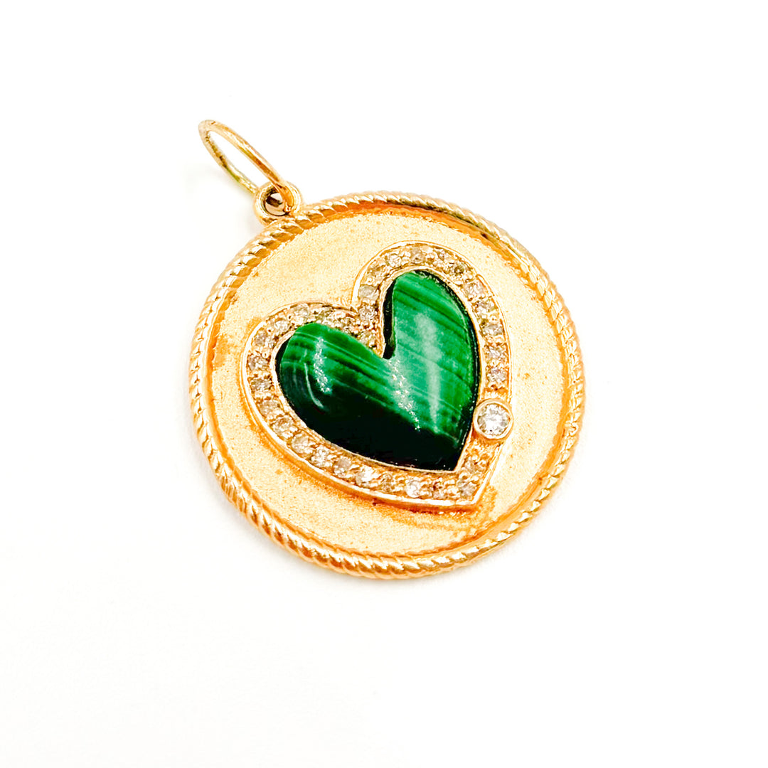 14K Gold Heart Pendants