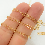 Load image into Gallery viewer, 14k Gold Filled Flat Paperclip Chain