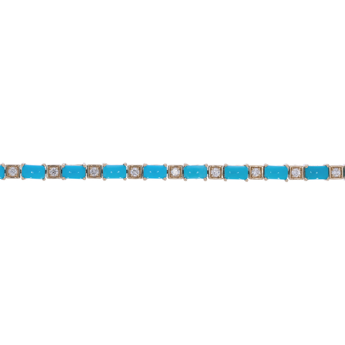 CB972885X3. 14K Solid Gold Gemstone Bracelet