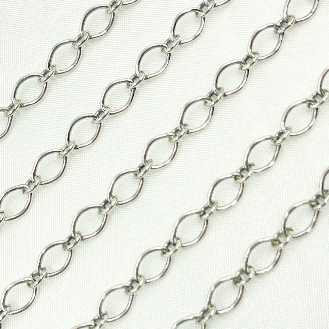Oxidized 925 Sterling Silver Short & Long Link. V98OX