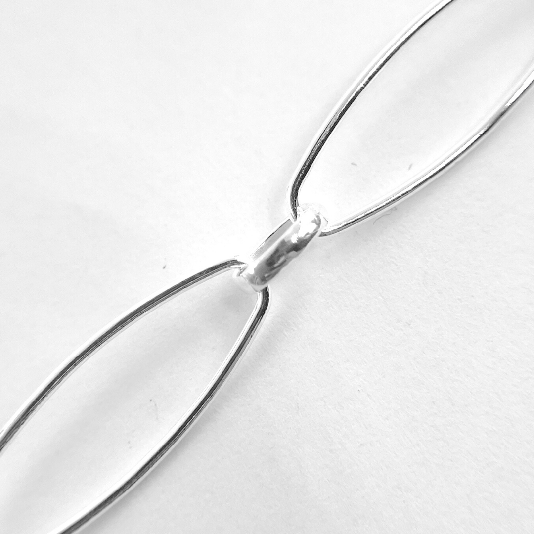 925 Sterling Silver Oval Link Chain. V159SS